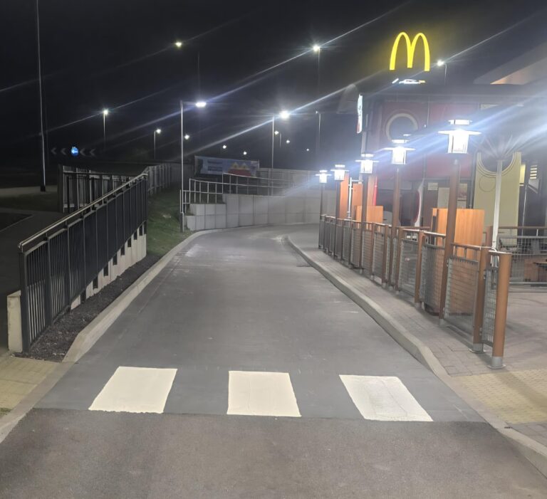 McDonalds at Whitstable re lined