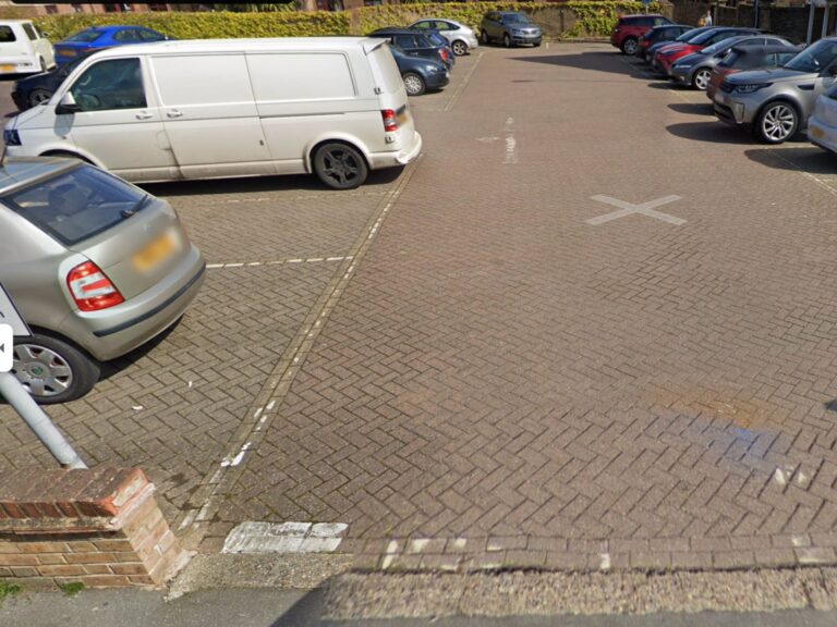 Car Park Marking Faversham Before 1
