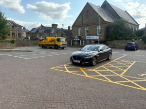 Early Morning Car Park Marking Faversham