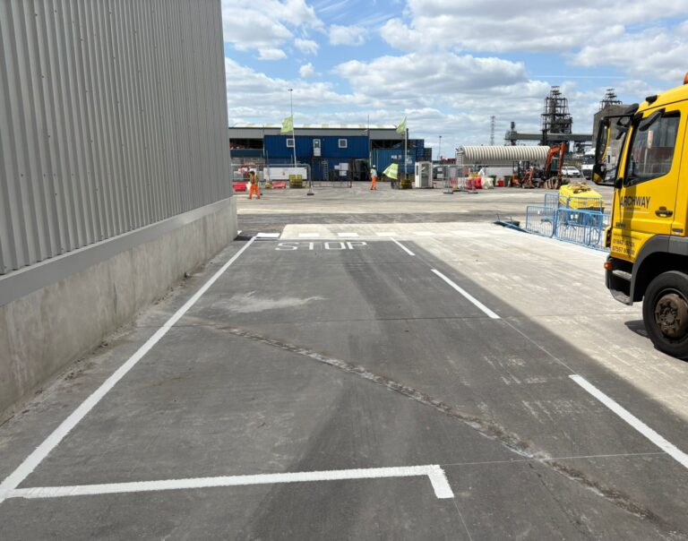 Road Markings Tilsbury Docks2